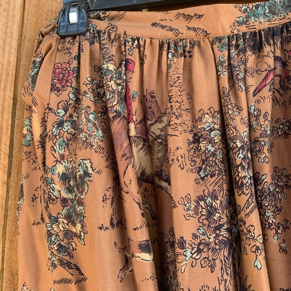 Vintage Charter Club by Jane Justin Rayon skirt size 14 - Picture 3 of 8